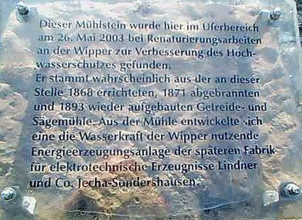 Schrift M&uuml;hlstein