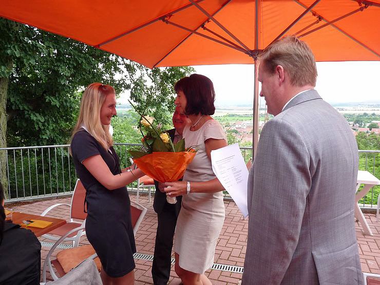 Auszeichnung am Weinberg