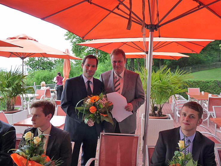 Auszeichnung am Weinberg