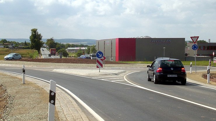Stand Bau Umgehungsstra&szlig;e Artern