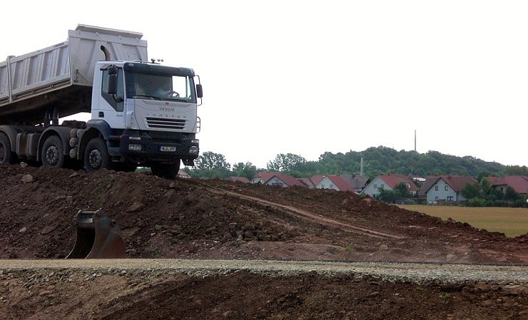 Stand Bau Umgehungsstra&szlig;e Artern