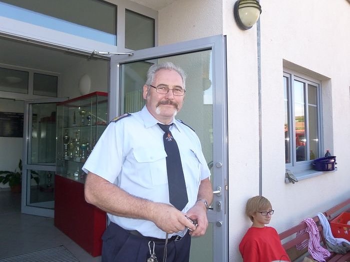 Leser beim Feuerwehrfest