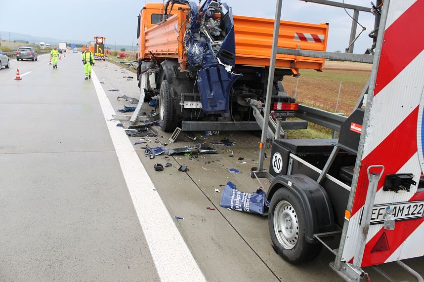 Schwere Unfall auf der A 38