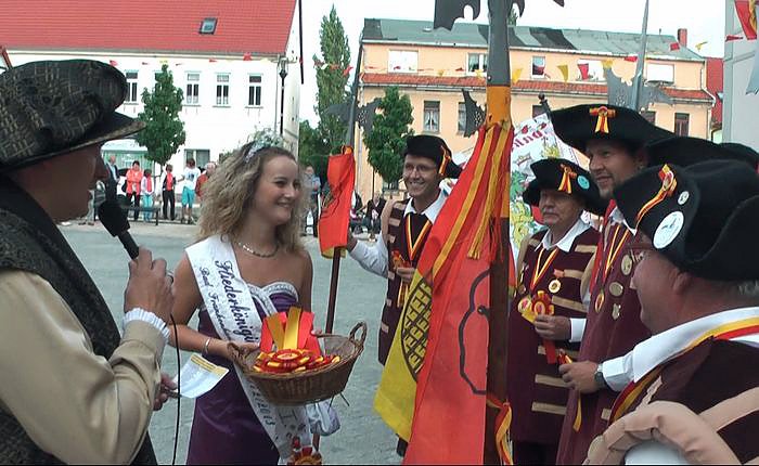 Jubil&auml;umsumzug durch Frankenhausen