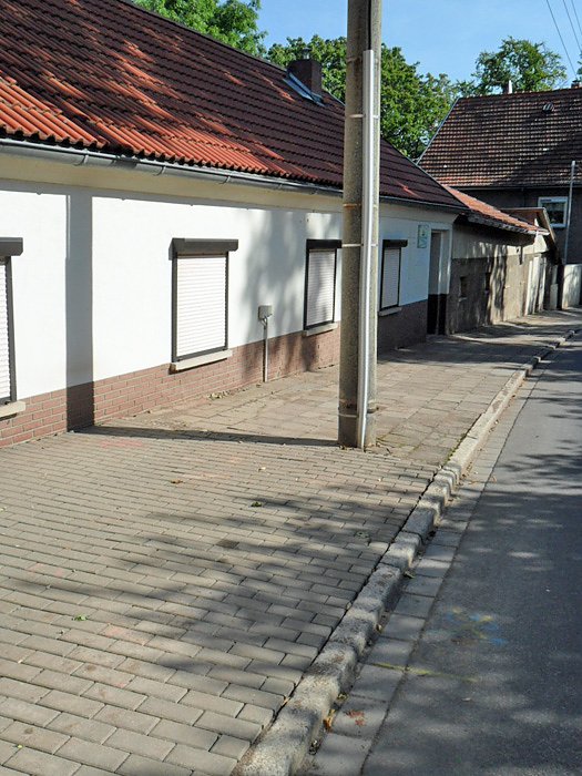 Kuriose Bauma&szlig;nahmen in Sondershausen