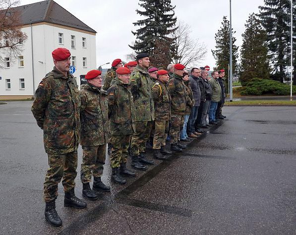 Bataillonsappell zum Jahresende