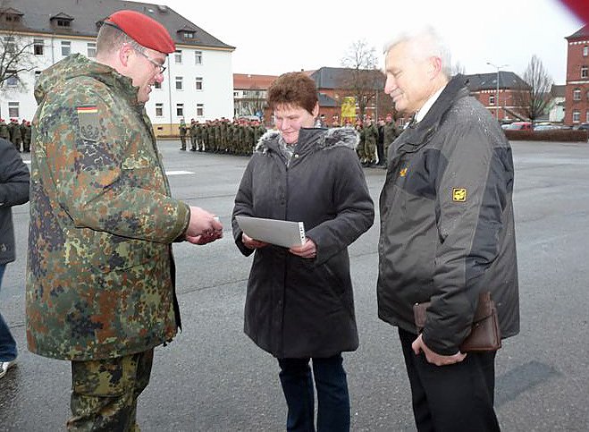 Bataillonsappell zum Jahresende