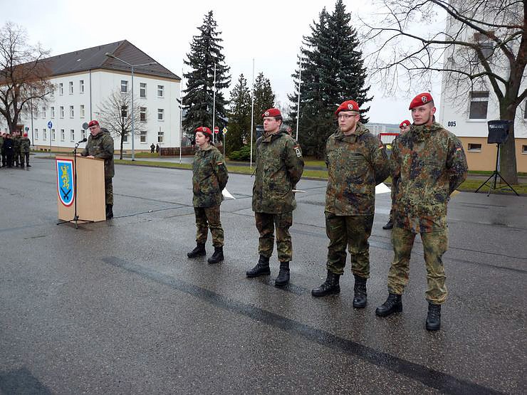 Bataillonsappell zum Jahresende