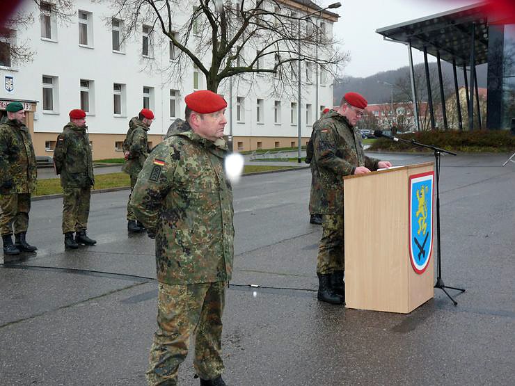 Bataillonsappell zum Jahresende