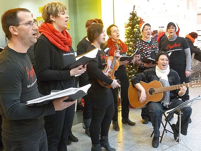 Beim Adventsstart dabei