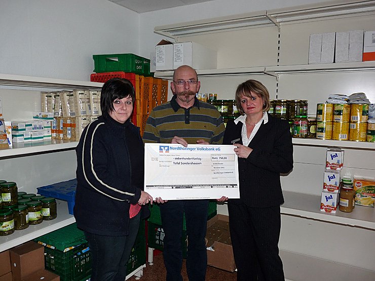 Tafel werden unterst&uuml;tzt