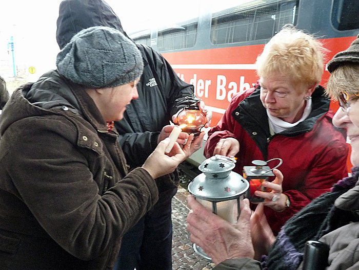 Friedenslicht angekommen