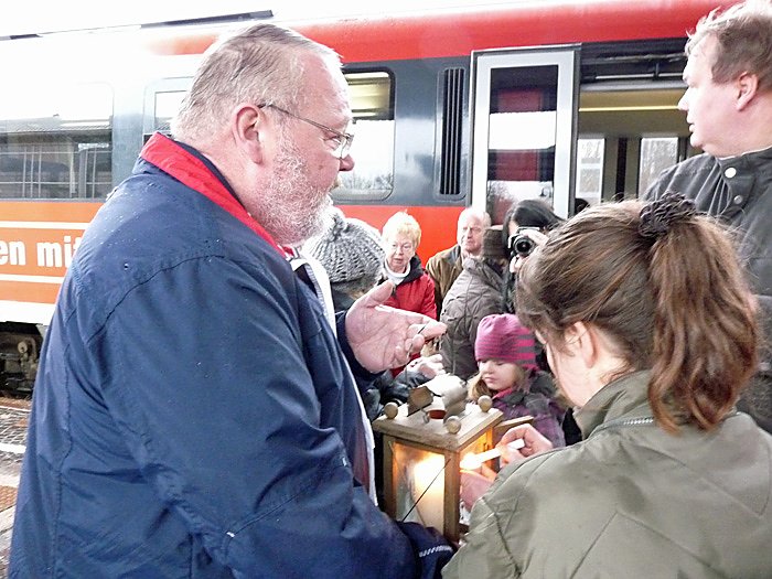 Friedenslicht angekommen