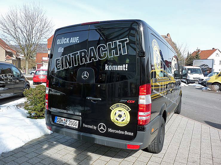 Gl&uuml;ckauf, die Eintracht kommt...