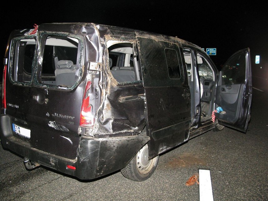Unfall auf der Autobahn