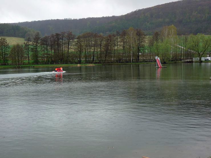 &Uuml;bung auf dem Wasser