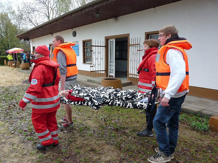 &Uuml;bung auf dem Wasser