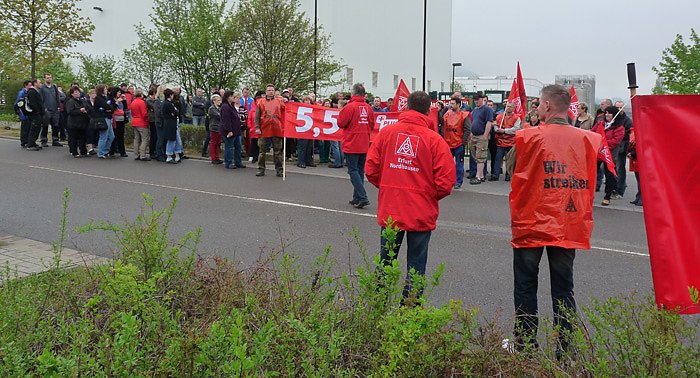 Warnstreiks auch im Kyffh&auml;userkreis