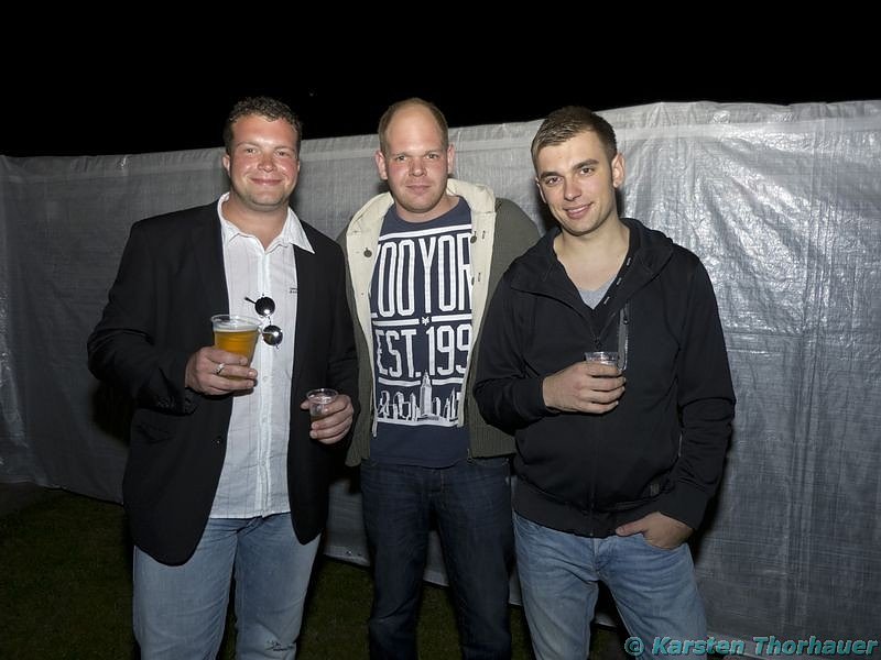 Party an der Schachtstra&szlig;e