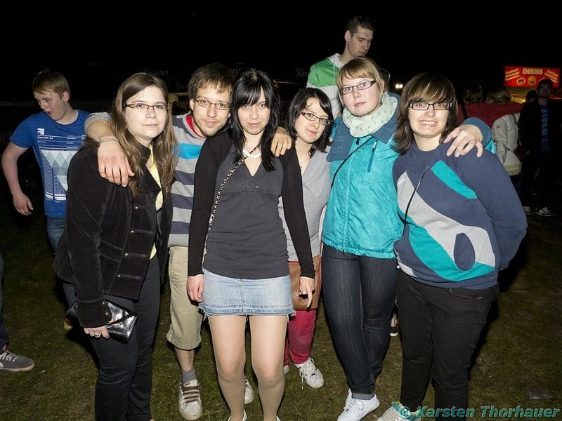 Party an der Schachtstra&szlig;e