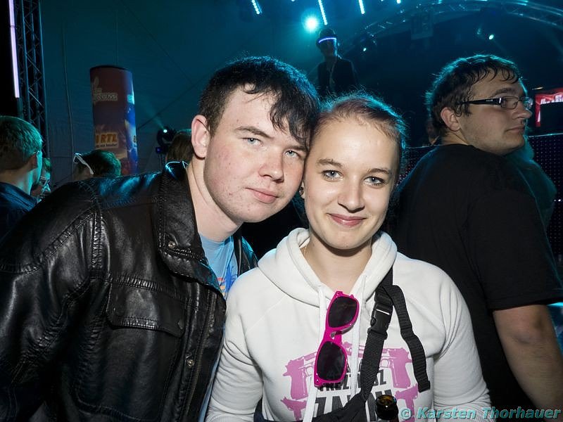 Party an der Schachtstra&szlig;e