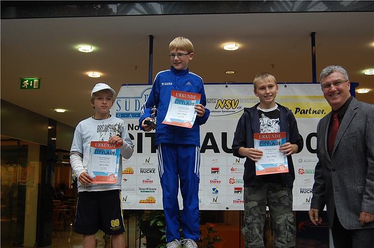 Siegerehrung Citylauf 2008