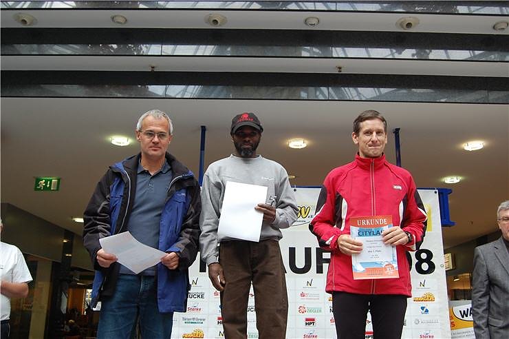 Siegerehrung Citylauf 2008