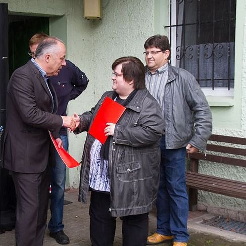 Start mit Sommerfest