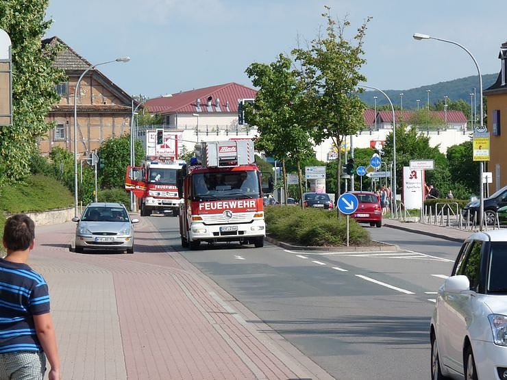 Gro&szlig;einsatz am Krankenhaus