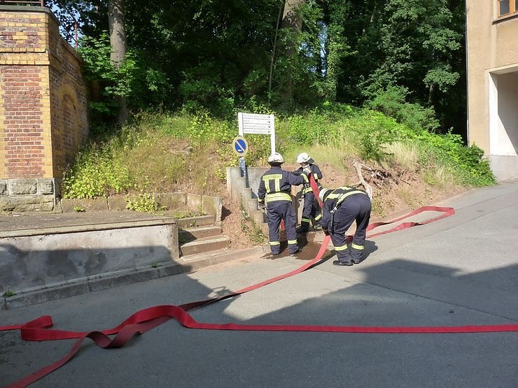 Gro&szlig;einsatz am Krankenhaus