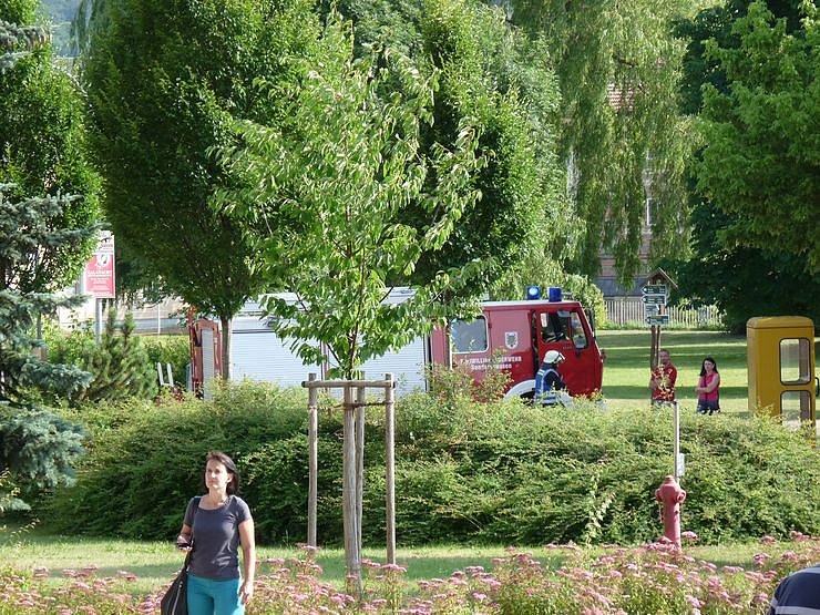 Gro&szlig;einsatz am Krankenhaus