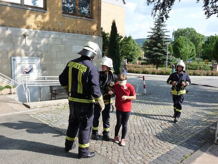Gro&szlig;einsatz am Krankenhaus