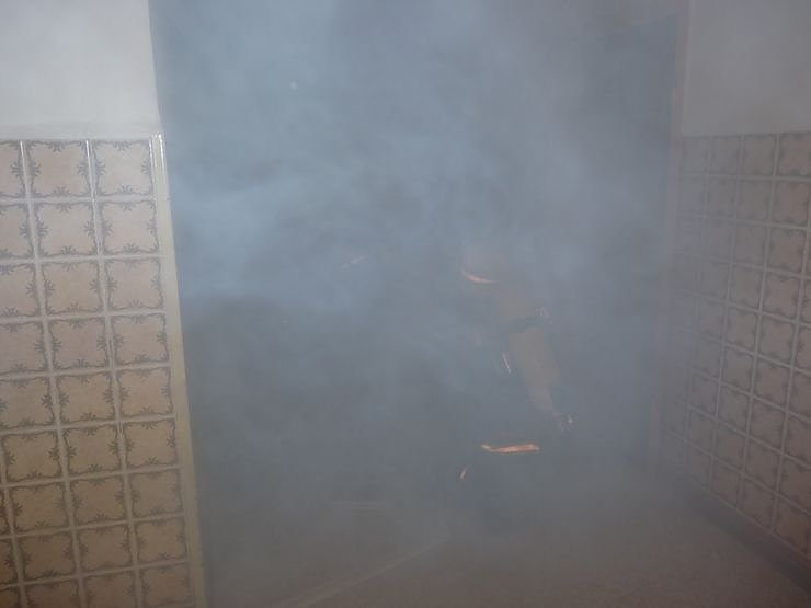 Gro&szlig;einsatz am Krankenhaus