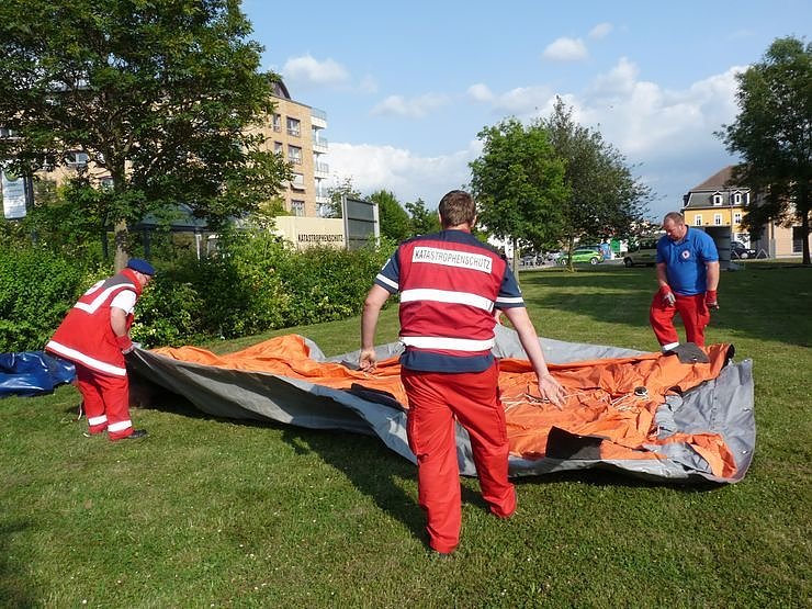 Gro&szlig;einsatz am Krankenhaus
