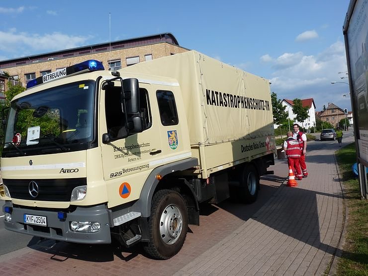 Gro&szlig;einsatz am Krankenhaus