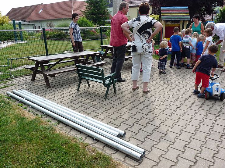 Sonnensegel f&uuml;r Bebraspatzen