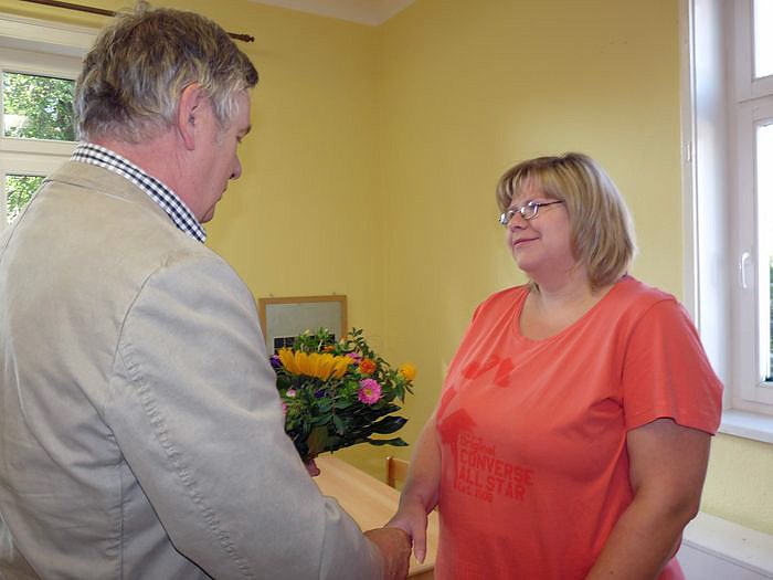 Herzlich verabschiedet