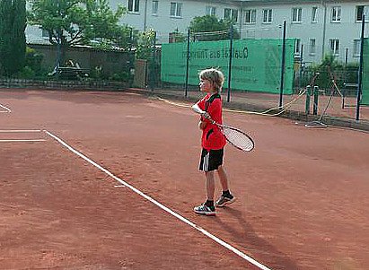 Tennisnachwuchs k&auml;mpft