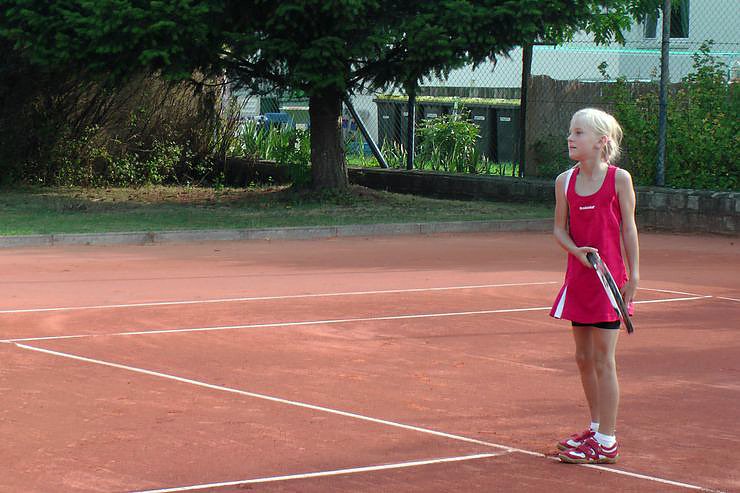 Tennisnachwuchs k&auml;mpft