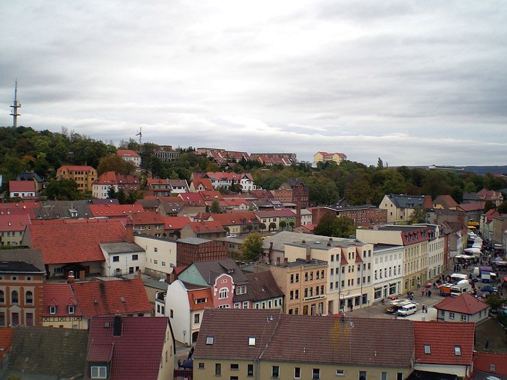Fahrt mit Riesenrad Artern