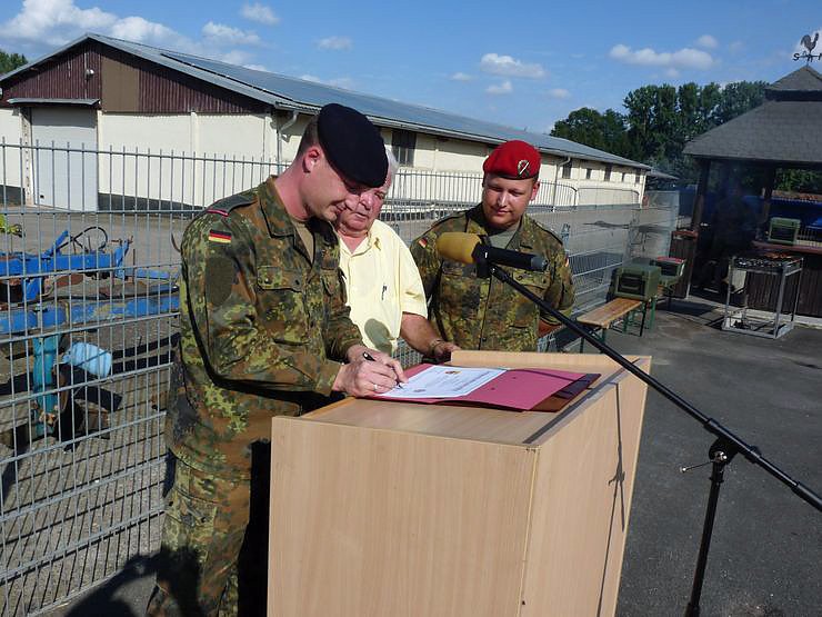 Patenschaft besiegelt