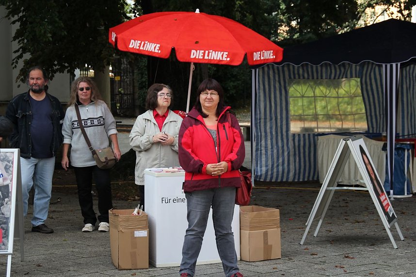 Linker Wahlkampf in Nordhausen