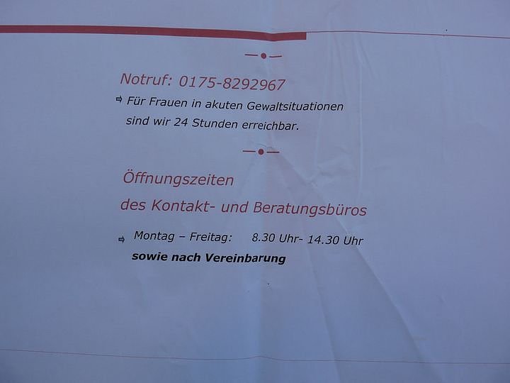 Gegen Gewalt an Frauen