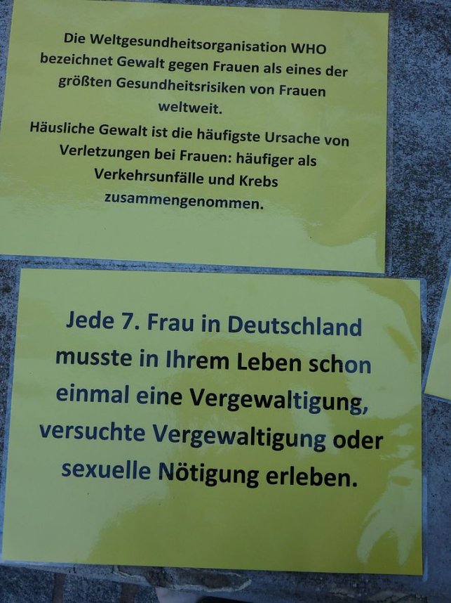 Gegen Gewalt an Frauen