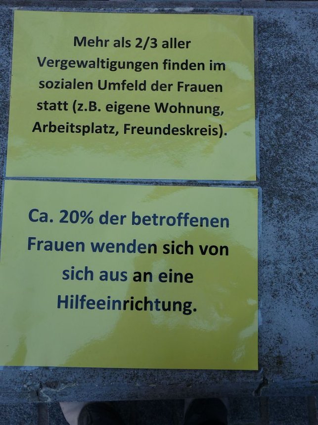 Gegen Gewalt an Frauen