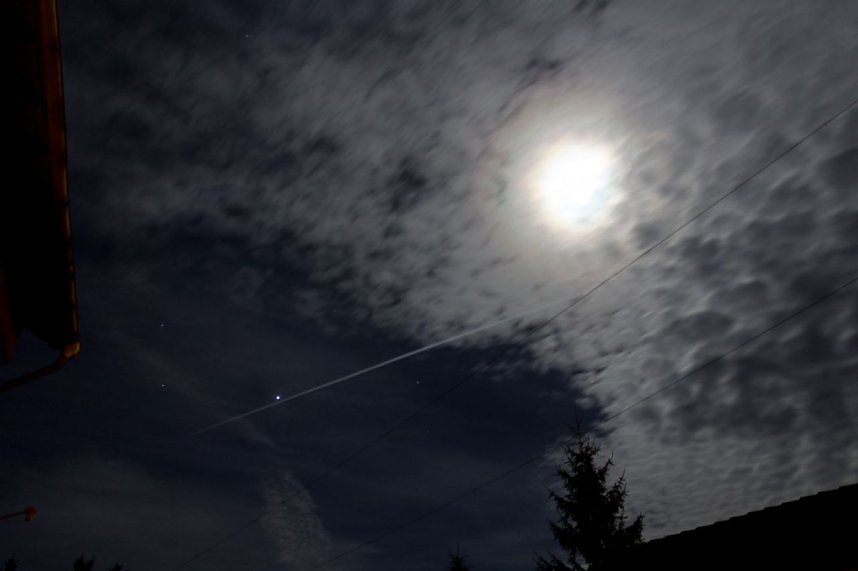 Lichtspiel in der Nacht