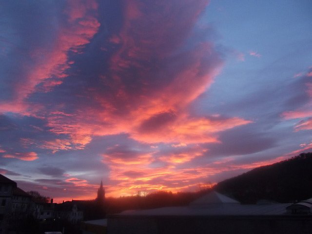 Himmelsimpressionen an Heiligabend