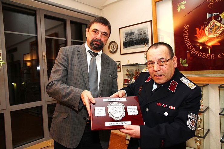 Bef&ouml;rderungen, Verabschiedungen und Dankesworte.