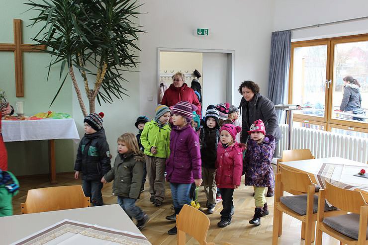 Zahlreiche Gratulanten kamen