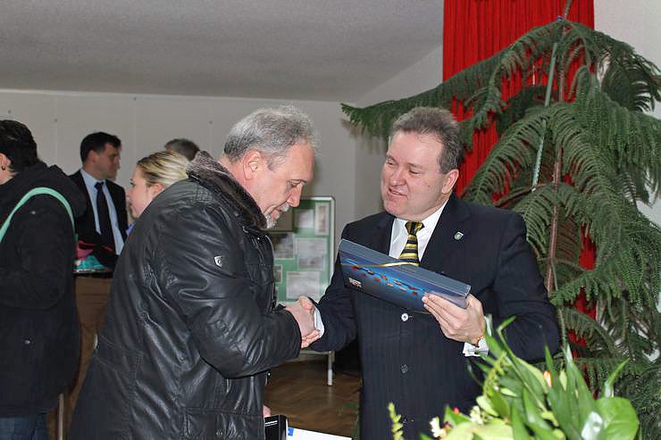 Zahlreiche Gratulanten kamen